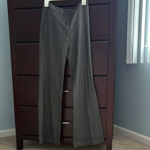 White House Black Market Charcoal Trousers